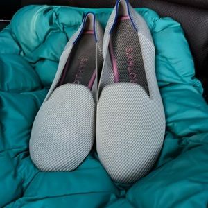 ROTHY'S WOMEN'S LINEN DOUBLE STITCH SIZE US 9 IN BEIGE grey STYLE # 003-157